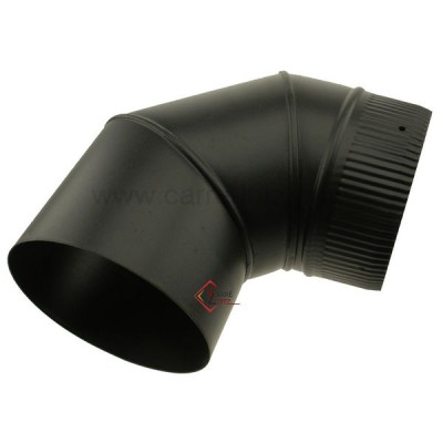 70590674 Coude lisse 90° émaillé noir mat diamètre 180 mm 56,30 €