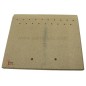 808218 - Plaque arriere vermiculite de foyer Panadero C-720-S