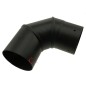 Coude 90° émaillé noir mat diamètre 97 mm Coude 90° émaillé noir mat diamètre 97 mm