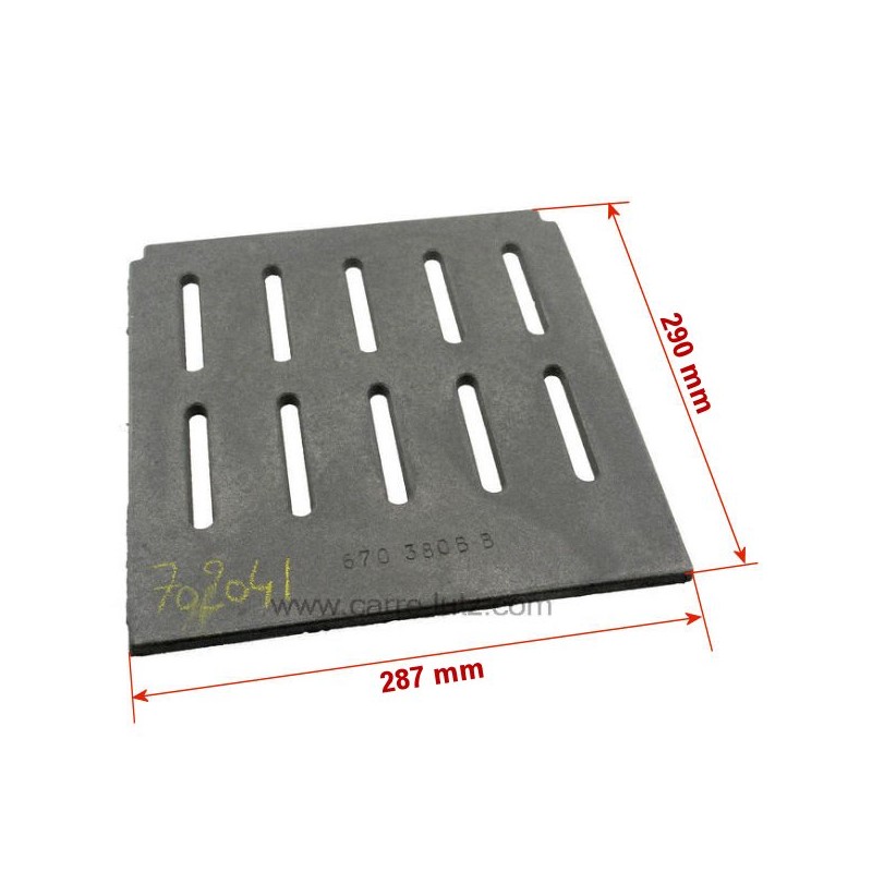 702041  Grille foyère FB60700380 de foyer de poêle Invicta 38,50 €