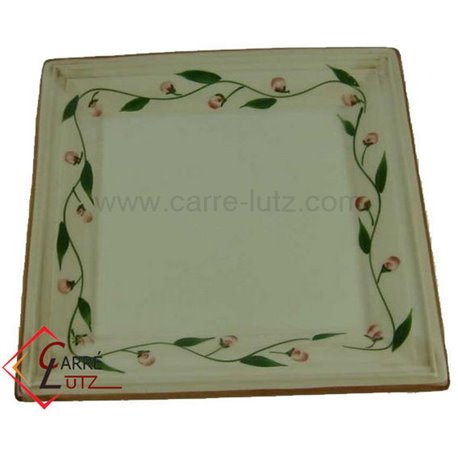 ASSIETTE CARReE 22 CM Porcelaine de table CL10020018, reference CL10020018