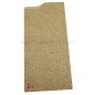 Plaque arrière inferieur laterale droite vermiculite 107x225 Wamsler