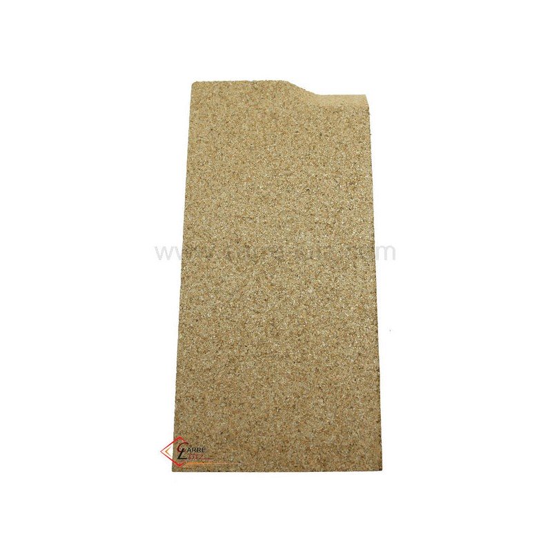 Plaque arrière inferieur laterale gauche vermiculite 107x225 Wamsler
