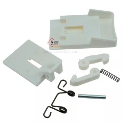 405111  481949869395 - Poignée de hublot blanche Ariston Whirlpool  3,90 €