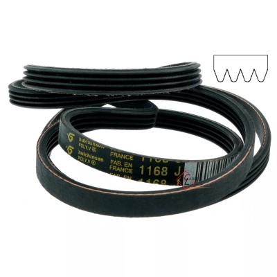 126205 1168 J4 - Courroie plate de lave linge 9,20 €