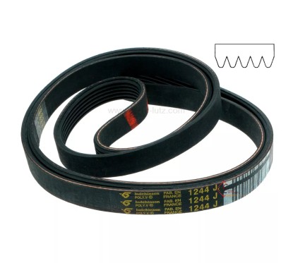 126206  1244 J5 - Courroie plate de lave linge Hoover Thomson Vedette 51x7680 9,20 €