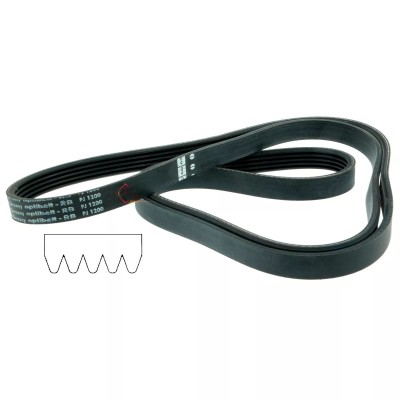 726005  1200 J5 - Courroie plate de lave linge A martin Faure 678122399 Brandt 51x4305 8,90 €