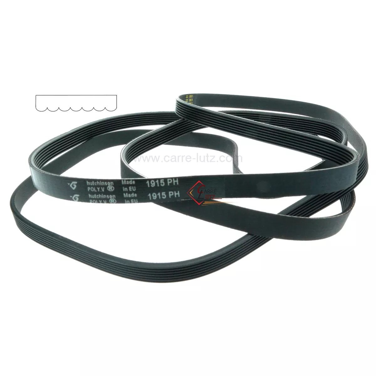 726105 1915 H7 - Courroie plate de sèche linge Aya California Ariston Hotpoint C00179066 7,80 € 726105 1915 H7 - Courroie plate de sèche linge Aya California Ariston Hotpoint C00179066 7,80 €