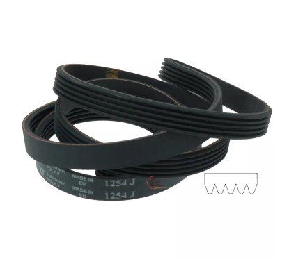 726116  1254 J5 - Courroie plate de lave linge Bauknecht Whirlpool 481235818157 8,00 €