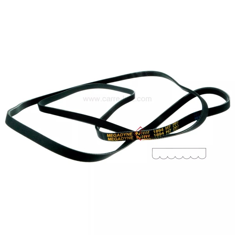 726151 1894 H7 - Courroie plate de sèche linge Ariston Indesit Hotpoint C00112736 14,00 € 726151 1894 H7 - Courroie plate de sèche linge Ariston Indesit Hotpoint C00112736 14,00 €