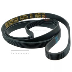 726185  1238 H7 EL - Courroie plate de lave linge Ariston Indesit 11,50 €
