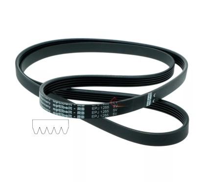 1255 J5 EL - Courroie plate de lave-linge Arcelik Beko Bosch Siemens 00439490 00360829