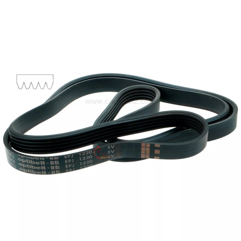 726213  1220 J5 EL - Courroie plate de lave linge  9,80 €