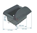 704435  1121106701 - Pot bruleur ou creuset de foyer pour poele a granulé Caminetti Montegrappa LX9 LX12 61,60 €