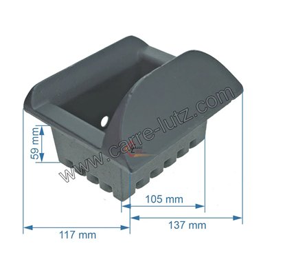 704435  1121106701 - Pot bruleur ou creuset de foyer pour poele a granulé Caminetti Montegrappa LX9 LX12 61,60 €