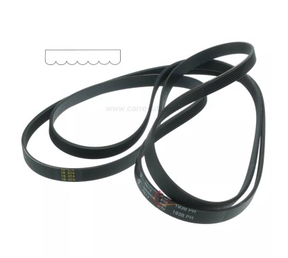 726088  1938 H7 - Courroie plate de sèche linge A.Martin Faure Zanussi 50205820009 Thomson Vedette Whirlpool  5,10 €