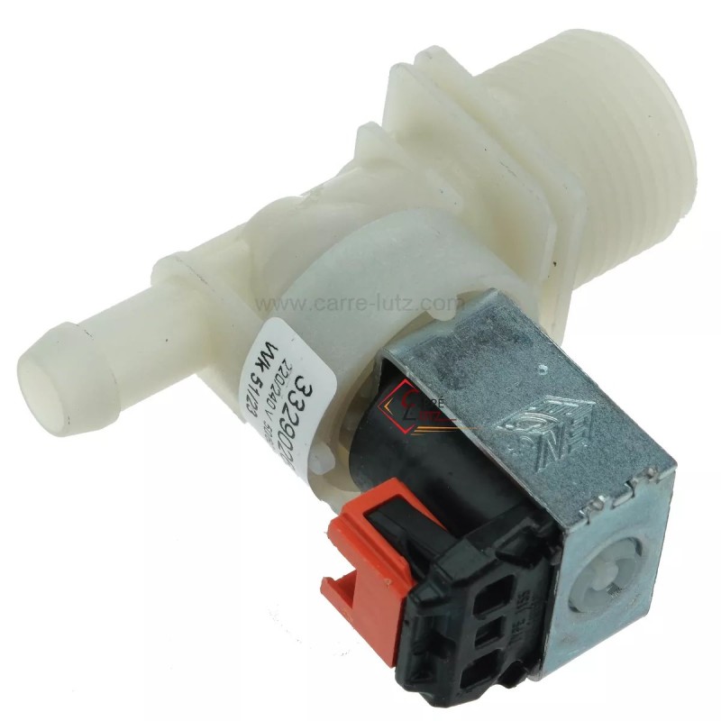 C00273883 - Electrovanne 1 voie 180° avec bornier de lave vaisselle Ariston Indesit Whirlpool