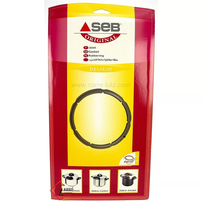 SEB980157  Joint d'autocuiseur 4,5 6 litres Seb Delicio 19,90 €