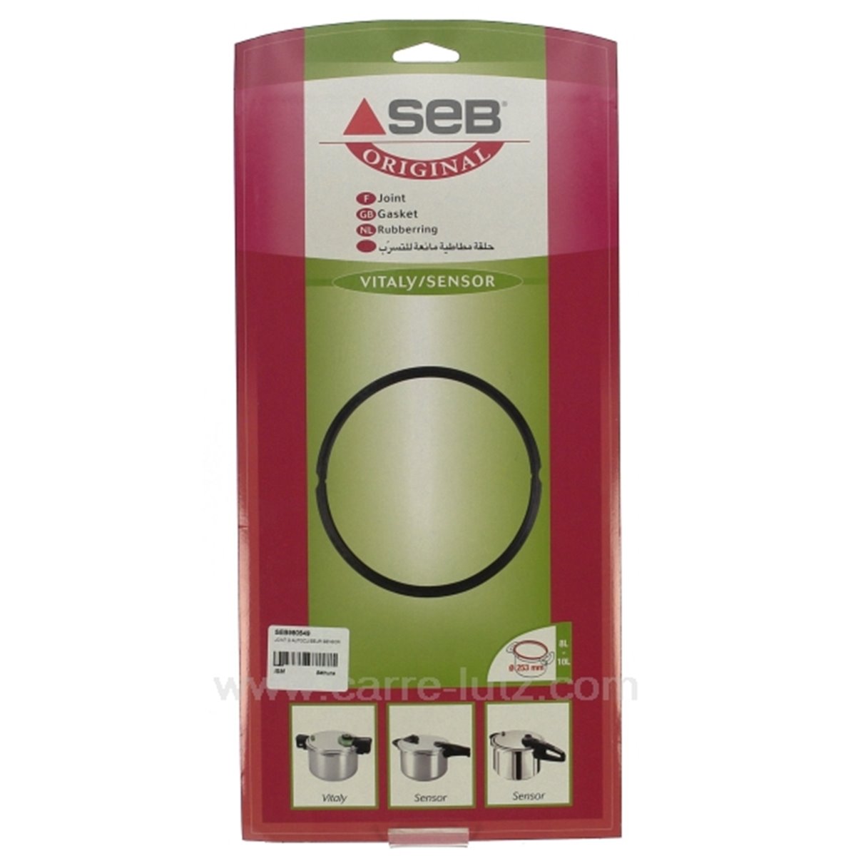 SEB980549  Joint d'autocuiseur 8 10 litres Seb Sensor 16,90 €