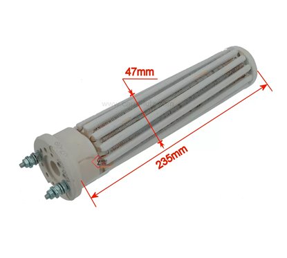 703603  Résistance de chauffe-eau stéatite 47X240mm 1200W 220/240V monophasé 33,10 €