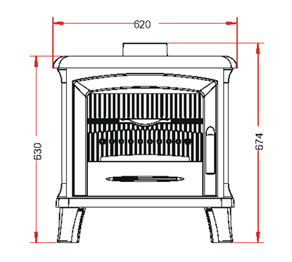 Documentation Poêle à bois Norik Invicta 612144