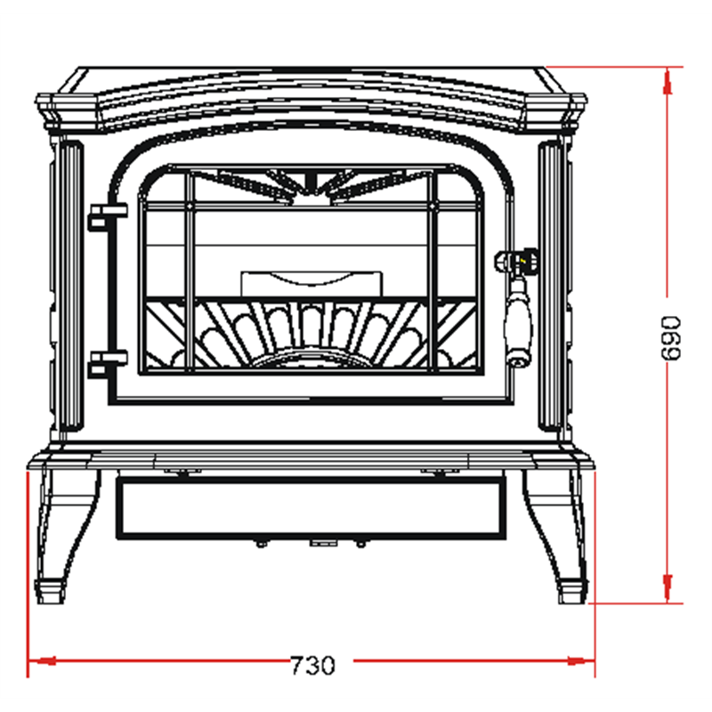 Documentation Poêle à bois Bradford Invicta 617344 