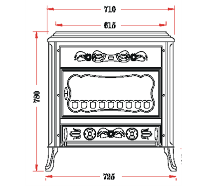 Documentation Poêle à bois Vendôme Invicta 617840