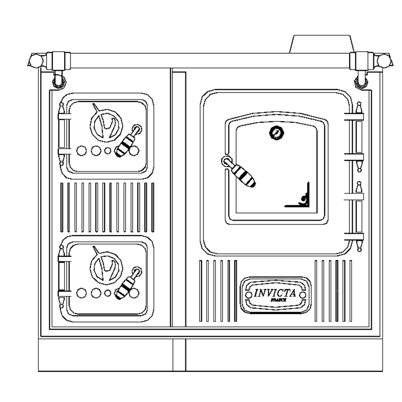 Documentation Cuisinière à bois La Royale Invicta 618965 