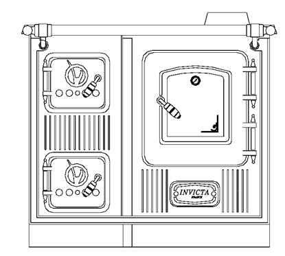 Invicta 618965   Documentation Cuisinière à bois La Royale Invicta 618965  0,00 €