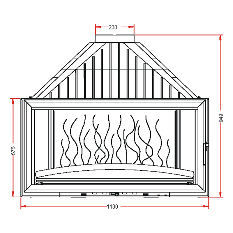 Documentation Foyer insert 1100 GV Invicta 621144