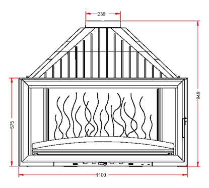 Documentation Foyer insert 1100 GV Invicta 621144