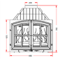 Documentation Foyer insert 700 2 portes Invicta 627144