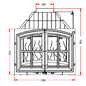 Documentation Foyer insert 700 DP volet Invicta 627145