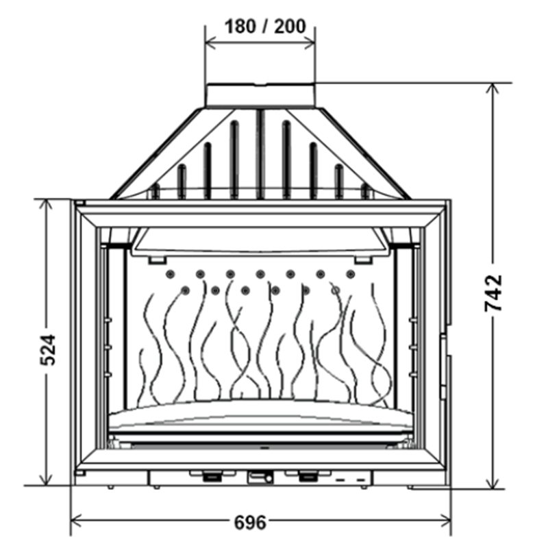 Documentation Foyer insert 700 Compact Invicta 627444