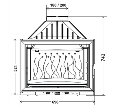 Documentation Foyer insert 700 Compact Invicta 627444