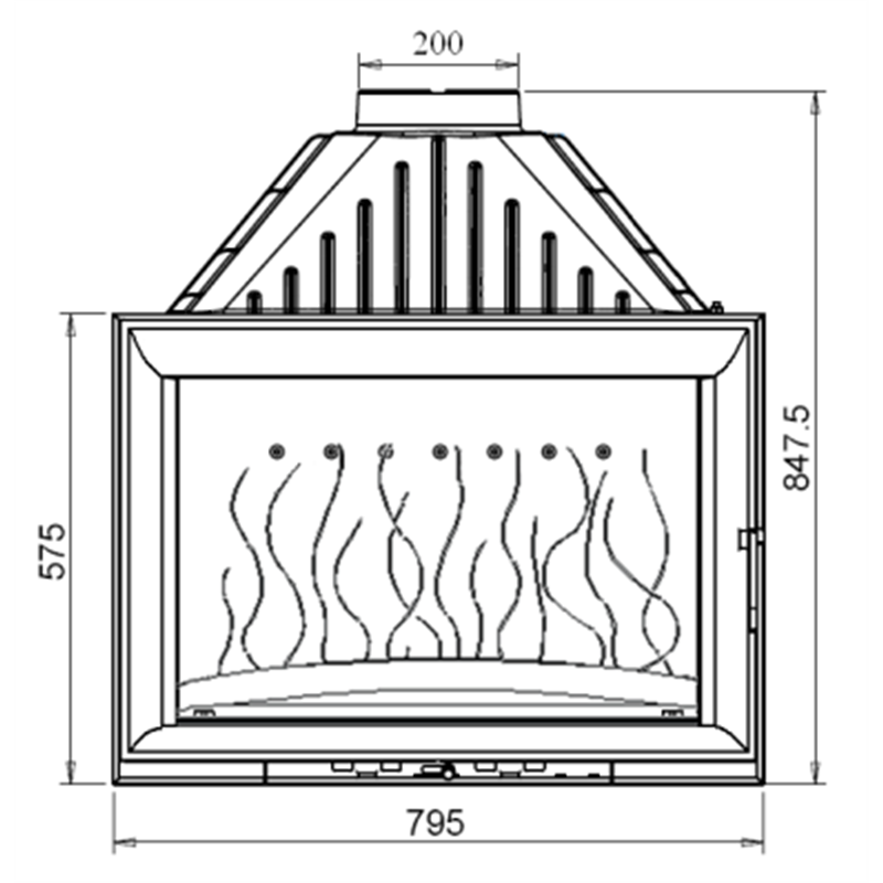 Documentation Foyer insert 800 GV Invicta 628044