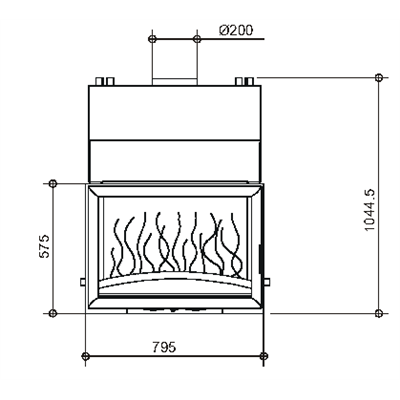 Invicta 628144  Documentation Foyer insert 800 chaudière Invicta 628144 0,00 €