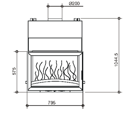 Invicta 628144  Documentation Foyer insert 800 chaudière Invicta 628144 0,00 €