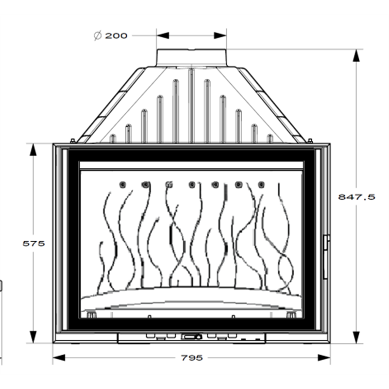 Documentation Foyer insert 800 GA Invicta 628344