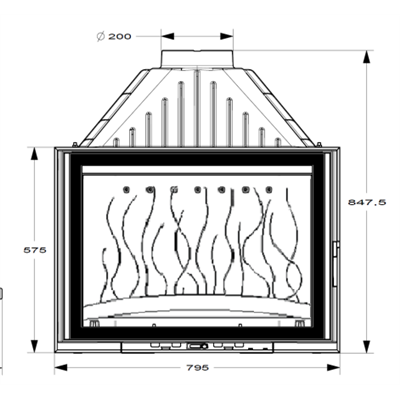 Invicta 628344  Documentation Foyer insert 800 GA Invicta 628344 0,00 €