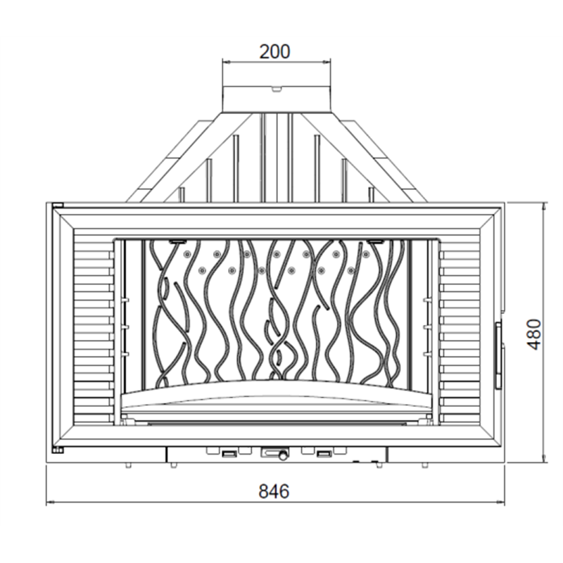 Documentation Foyer insert Horizontal Invicta 628444