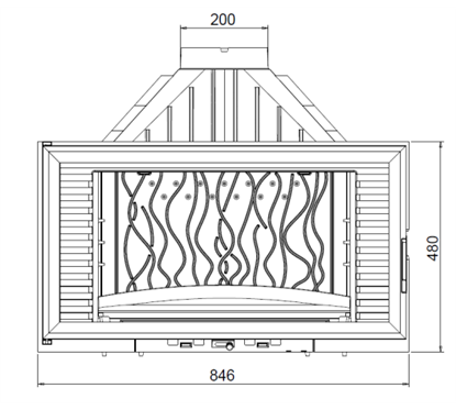 Documentation Foyer insert Horizontal Invicta 628444