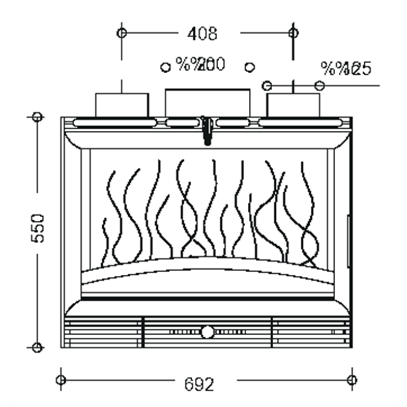 Documentation Foyer insert 700 GV Invicta 647044