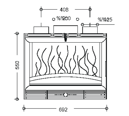 Documentation Foyer insert 700 GV Invicta 647044