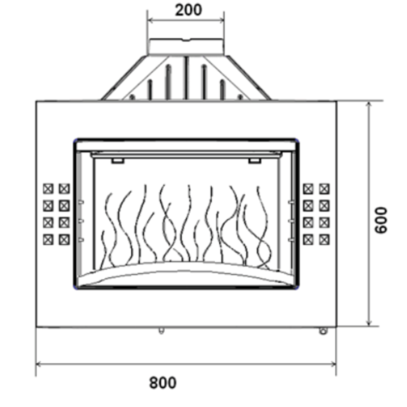 Documentation Foyer insert 800 Caro Invicta 658044 