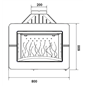 Documentation Foyer insert 800 Axel Invicta 658444