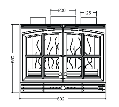 Invicta 666944  Documentation Foyer insert 700 2 portes Invicta 666944 0,00 €