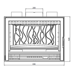 Invicta 667444  Documentation Foyer insert 700 C 520 noir Invicta 667444 0,00 €