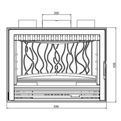 Invicta 667444  Documentation Foyer insert 700 C 520 noir Invicta 667444 0,00 €