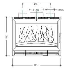 Invicta 667644  Documentation Foyer insert 700 Panoramique turbo Invicta 667644 0,00 €